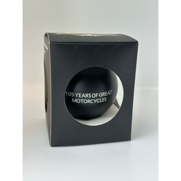 Harley-Davidson 105th Anniversary Christmas Ornament Bulb 1903-2008 w/ Box - Picture 3 of 6